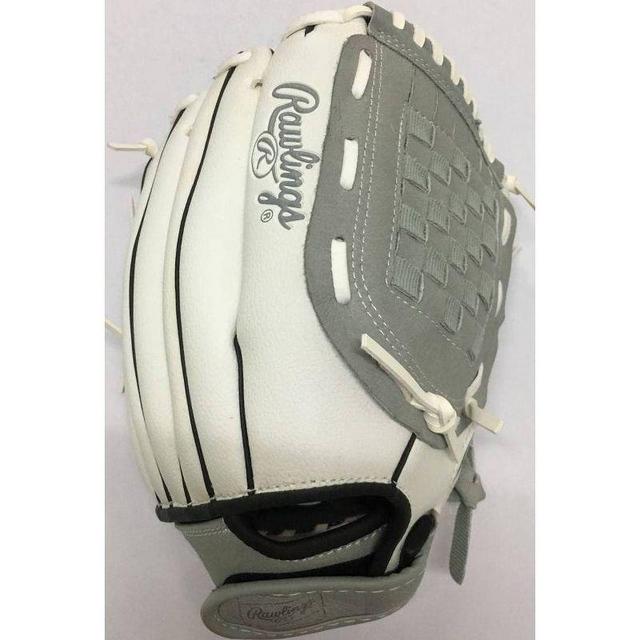 2 Rawlings 12" Fielding Gloves - White/Gray