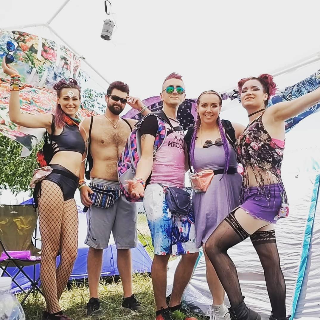 The year the PURPLE AF! crew was born at Electric Forest (June 2019)