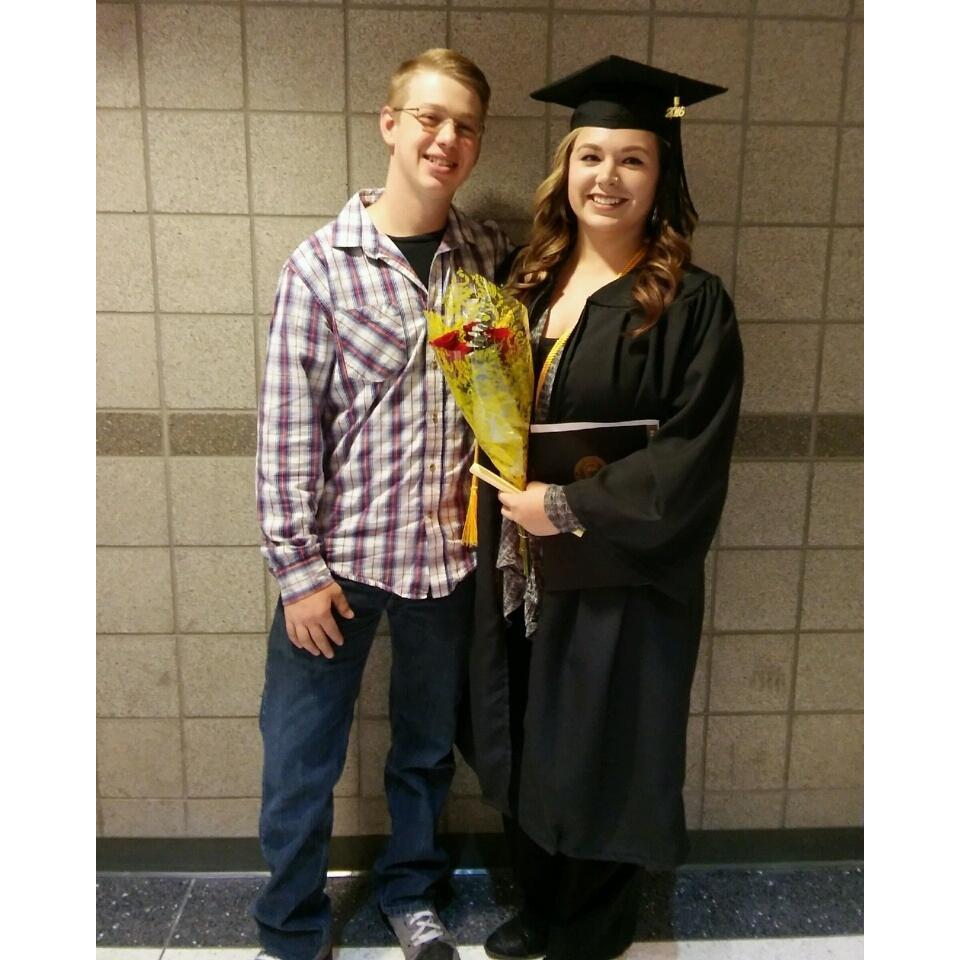 Elissa's undergraduate graduation ceremony, Winter 2016