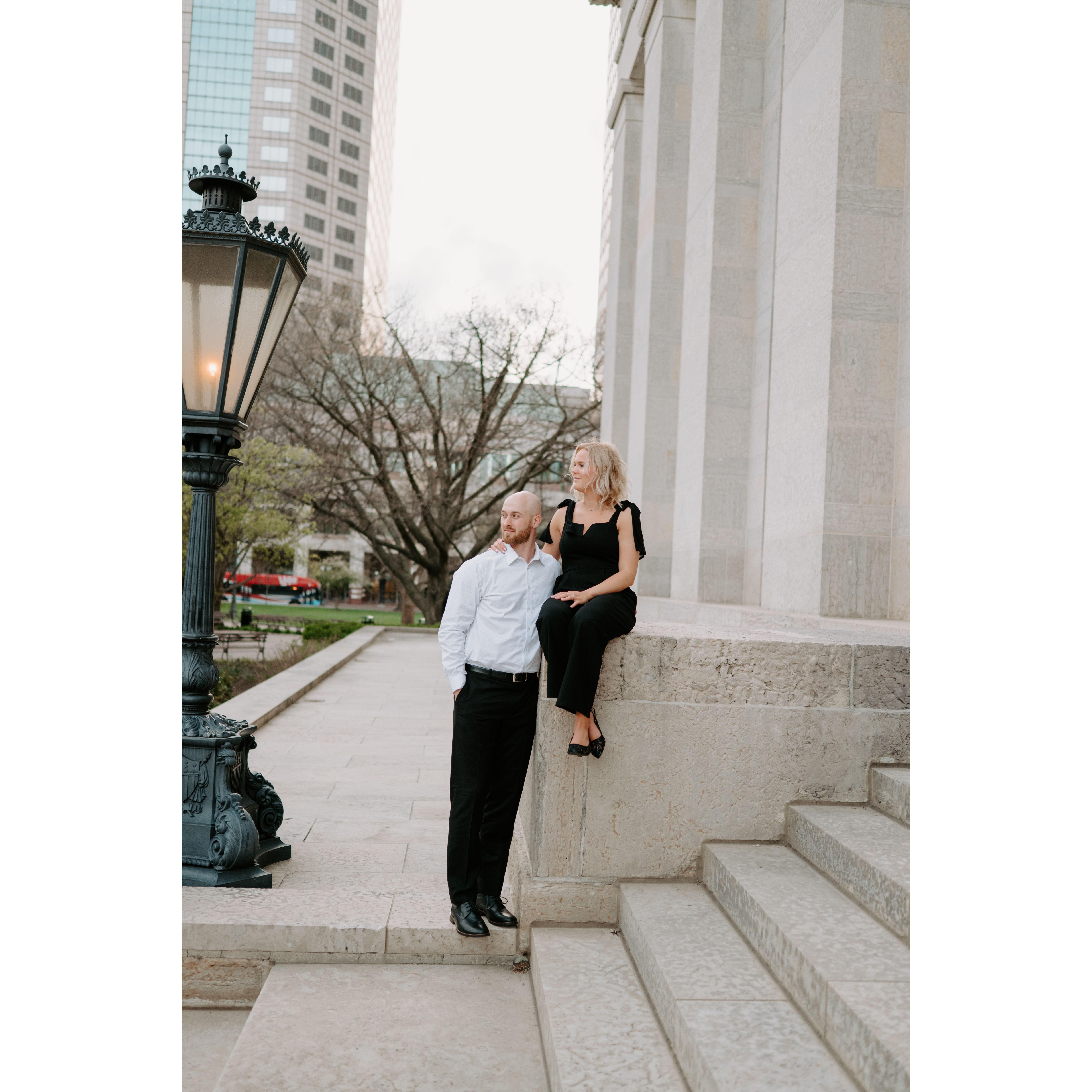 Photos in downtown Columbus