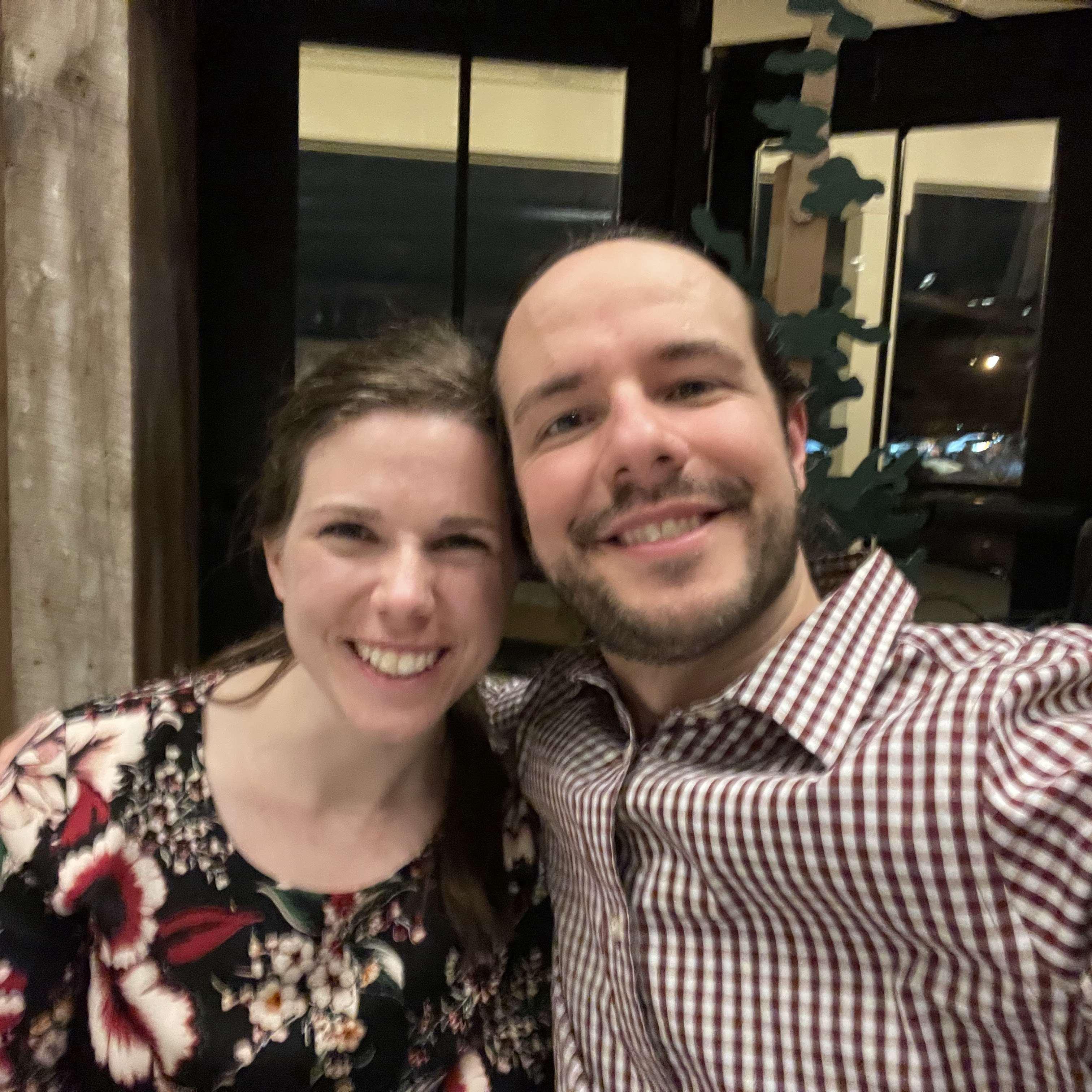 Our first wedding as an engaged couple