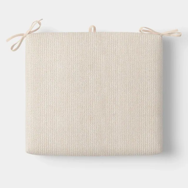 18"x20" Faux Natural Knit Seat Cushion Ivory - Threshold™