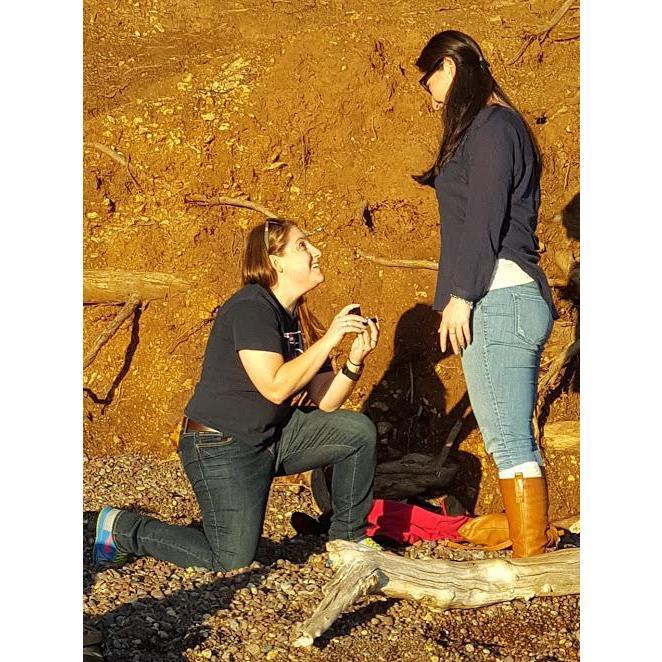 Popping the question!