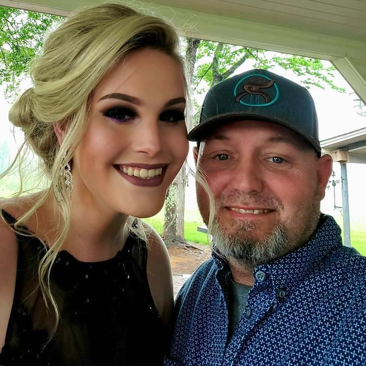 prom selfie with dad