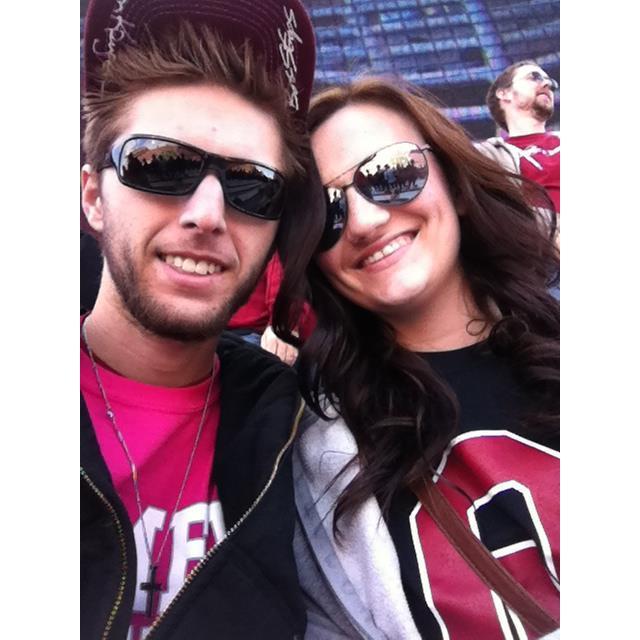 Our first Oklahoma Sooners (OU) game together.