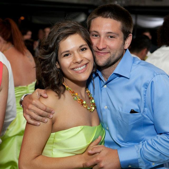 At our friends Stew and Talisha's wedding, 2012.
