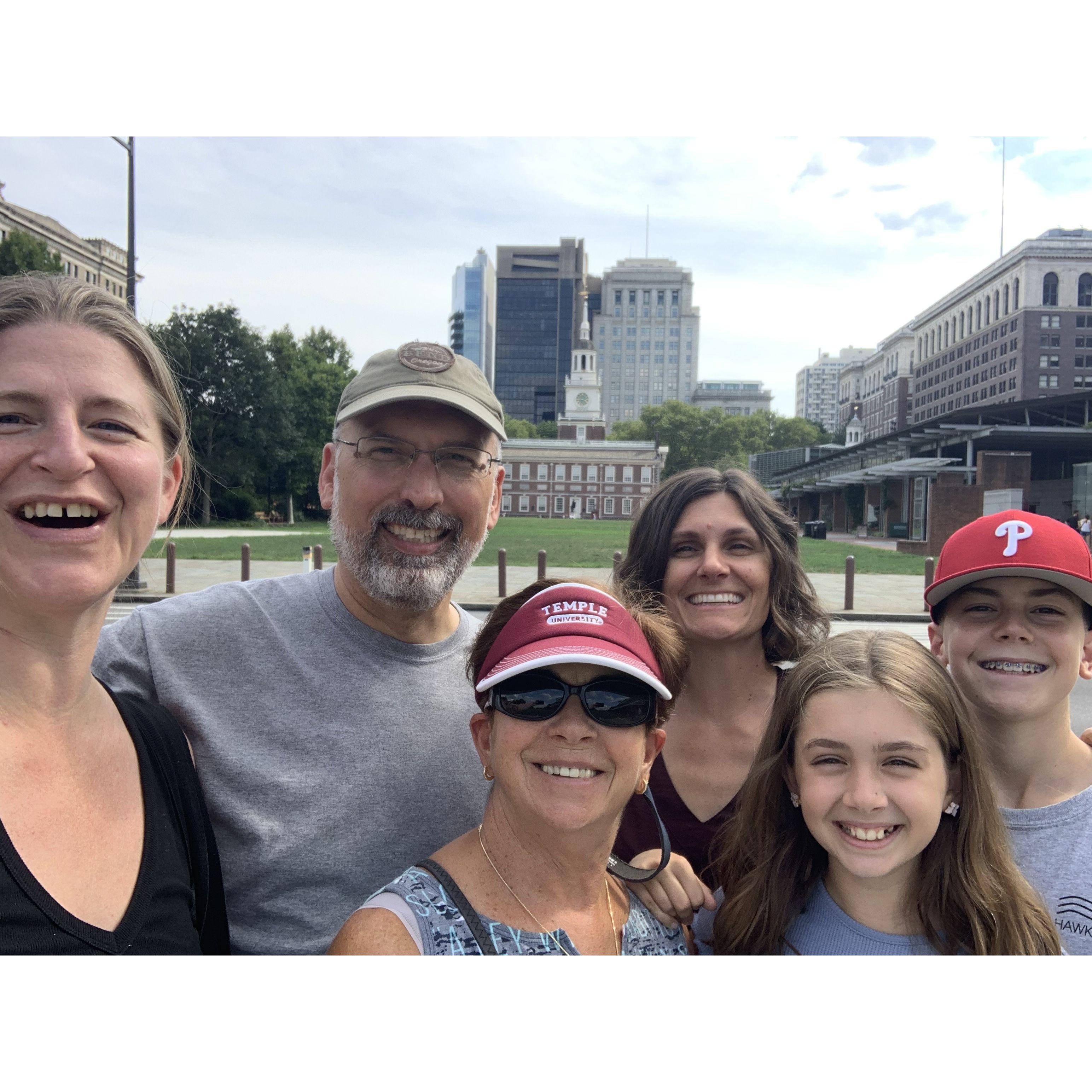 Here we are with some good looking people in Philadelphia!