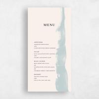Beige Wedding Menu - Seabay