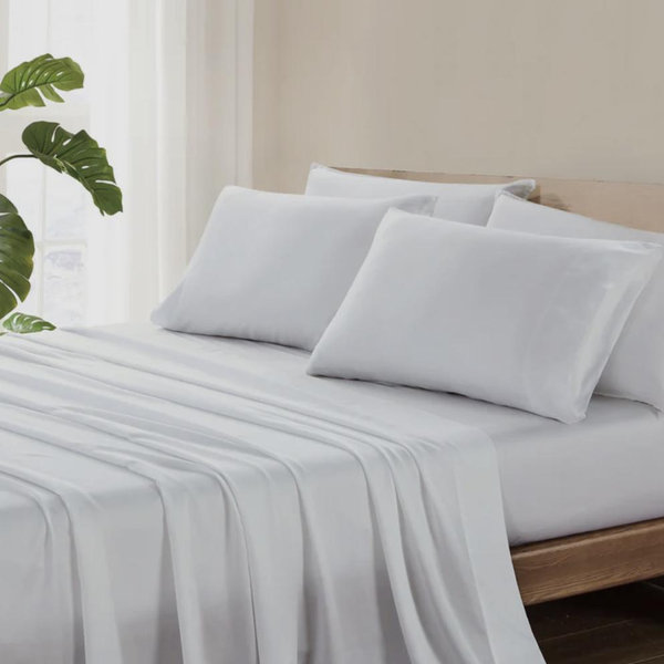 Bamboo Sheet Set - White, Queen
