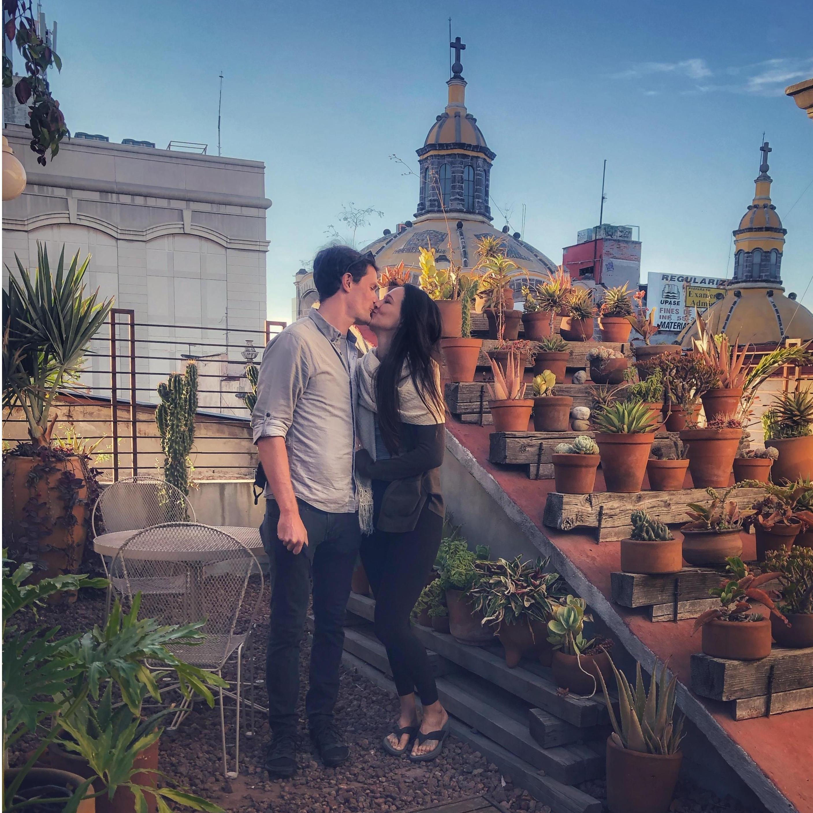 Haley’s houseplant obsession.
Ringing in El Año Nuevo on one special DF rooftop.