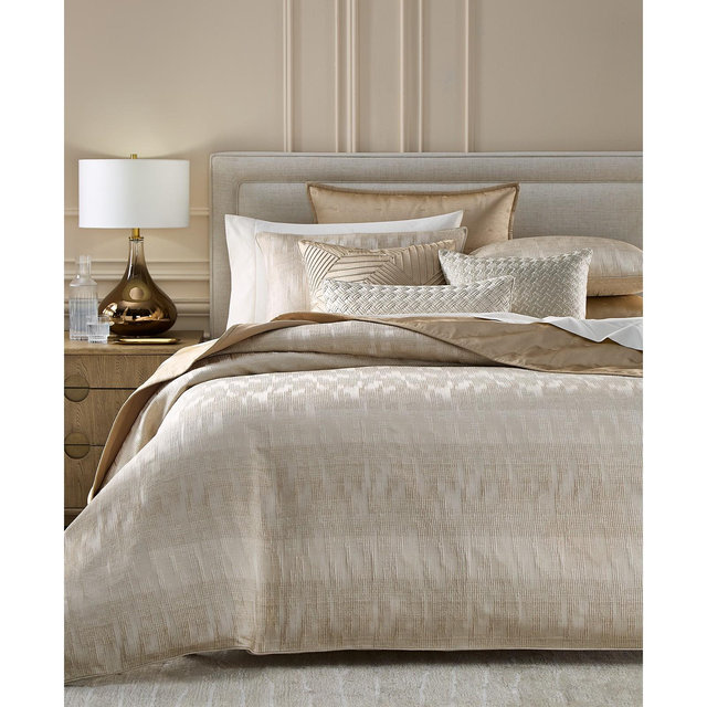 Hotel Collection Gilded Stripe Comforter Set, Full/Queen, Exclusively at Macy’s