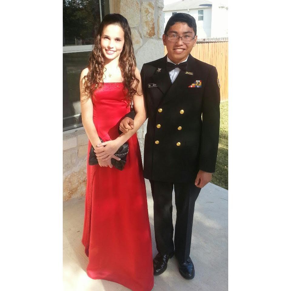 Our very first military ball - We weren't even officially dating yet!