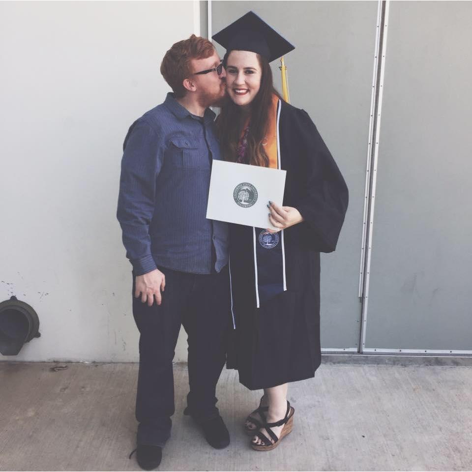 Brittany's graduation from CSUF