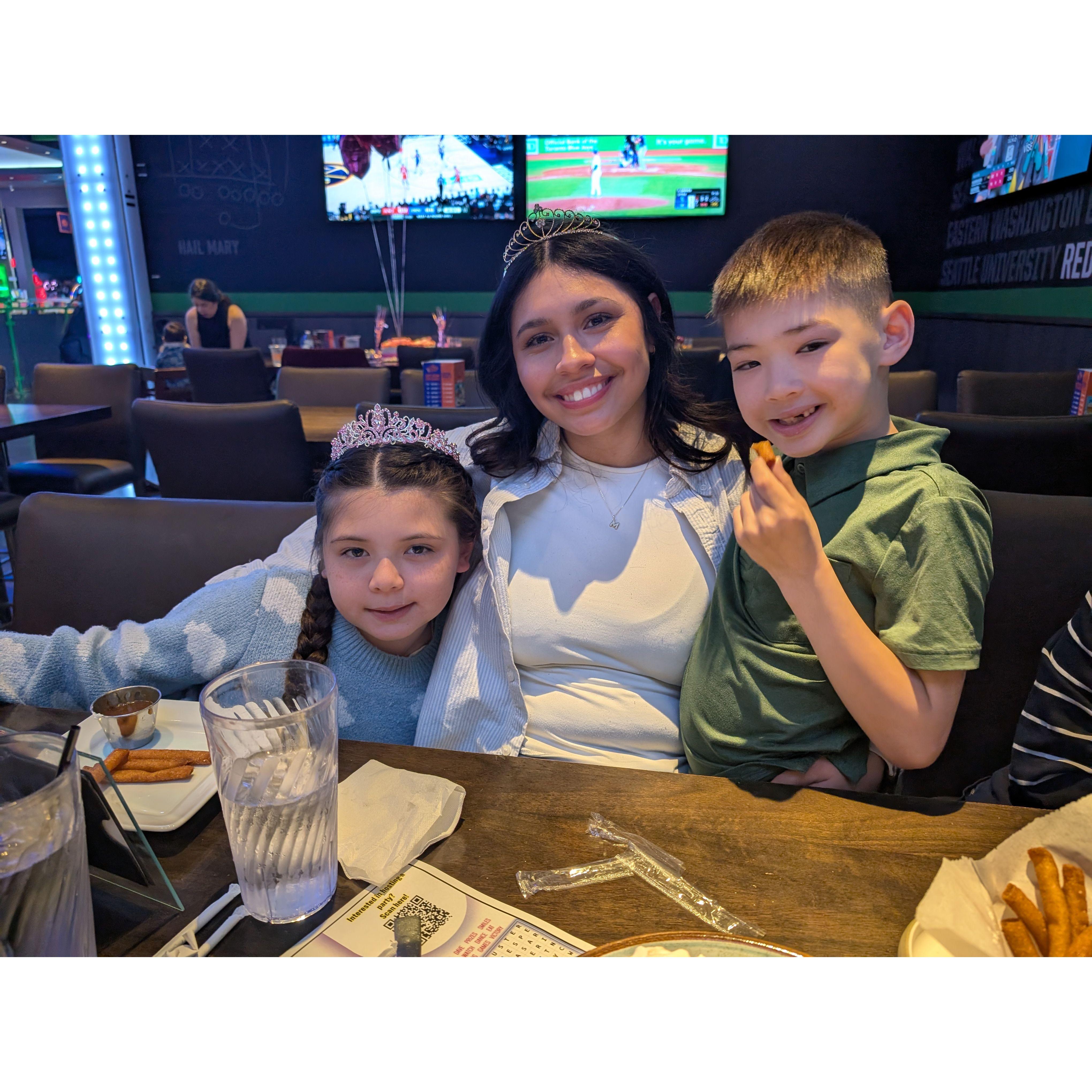 Going away party at Dave & busters