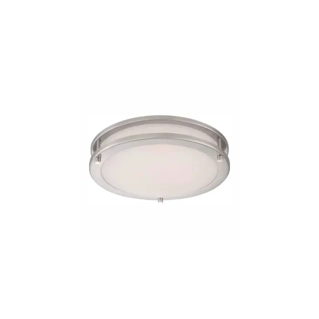 Westinghouse 3.5 in. H X 11 in. W X 11 in. L Brushed Nickel Ceiling Light