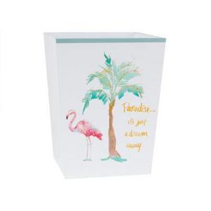 Saturday Knight Flamingo Fever Wastebasket