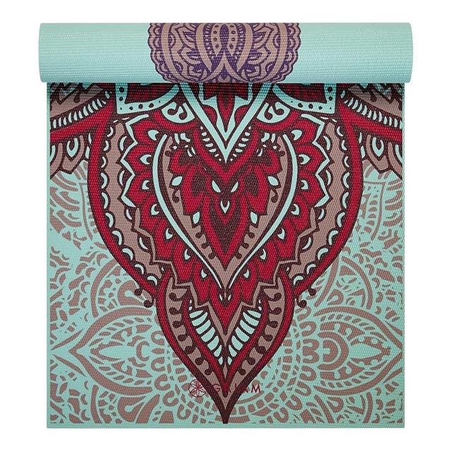 Gaiam Yoga Mat - Premium 6mm Print Reversible Extra Thick Non Slip Exercise & Fitness Mat for All Types of Yoga, Pilates & Floor Workouts (68" x 24" x 6mm Thick)