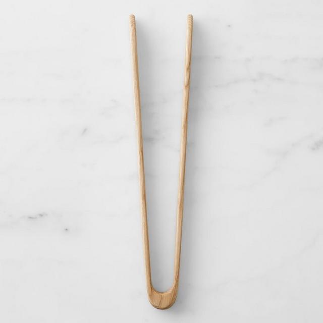 FSC Certified Williams Sonoma Ash Wood Tongs