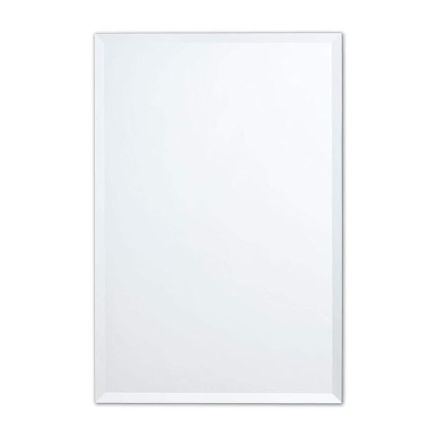 Better Bevel Frameless Rectangle Mirror, 30" x 40" Bathroom Wall Mirror w/Beveled Edge