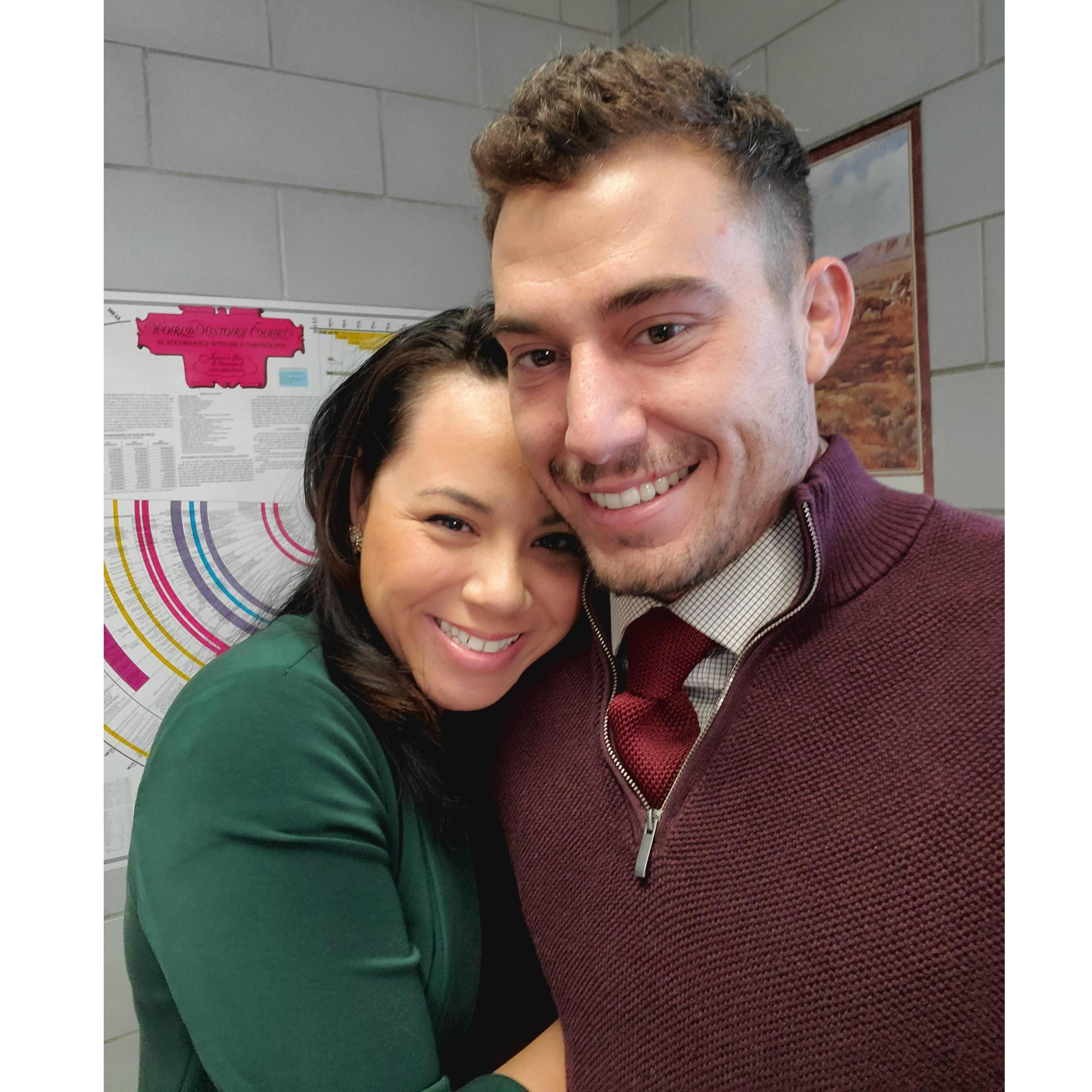 Happy we work in the same office building