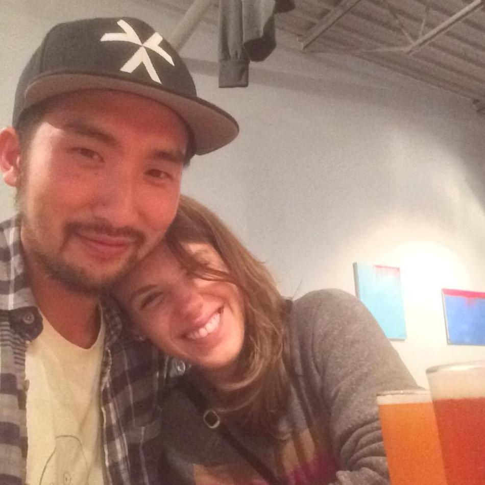 ... a few beers later that night in the Hudson Valley.