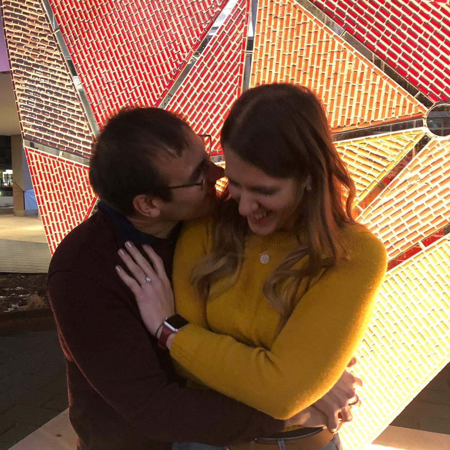 From the night we got engaged.
