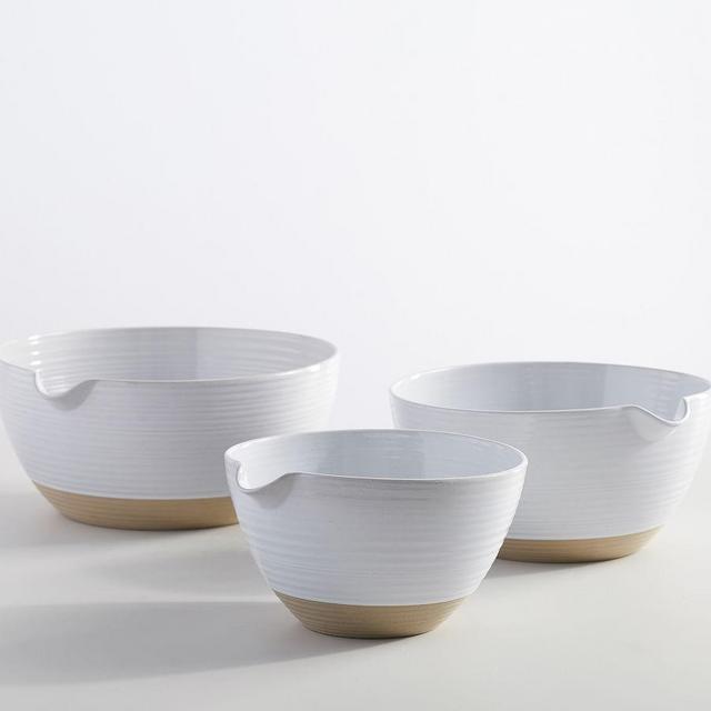 Quinn Stoneware Mixing Bowls, Set of 3
