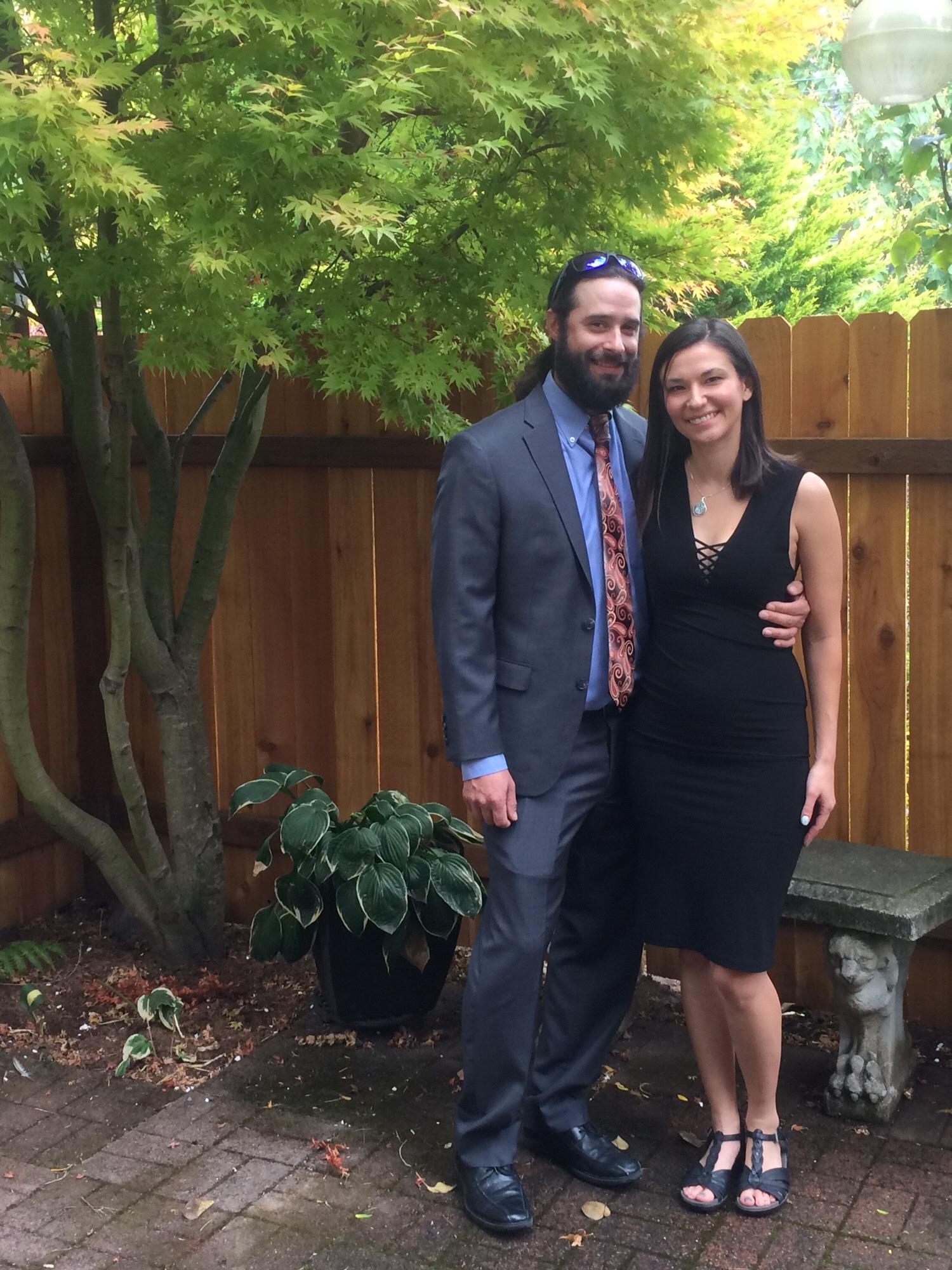 Visiting Seattle for a cousin's wedding. Celebration!
