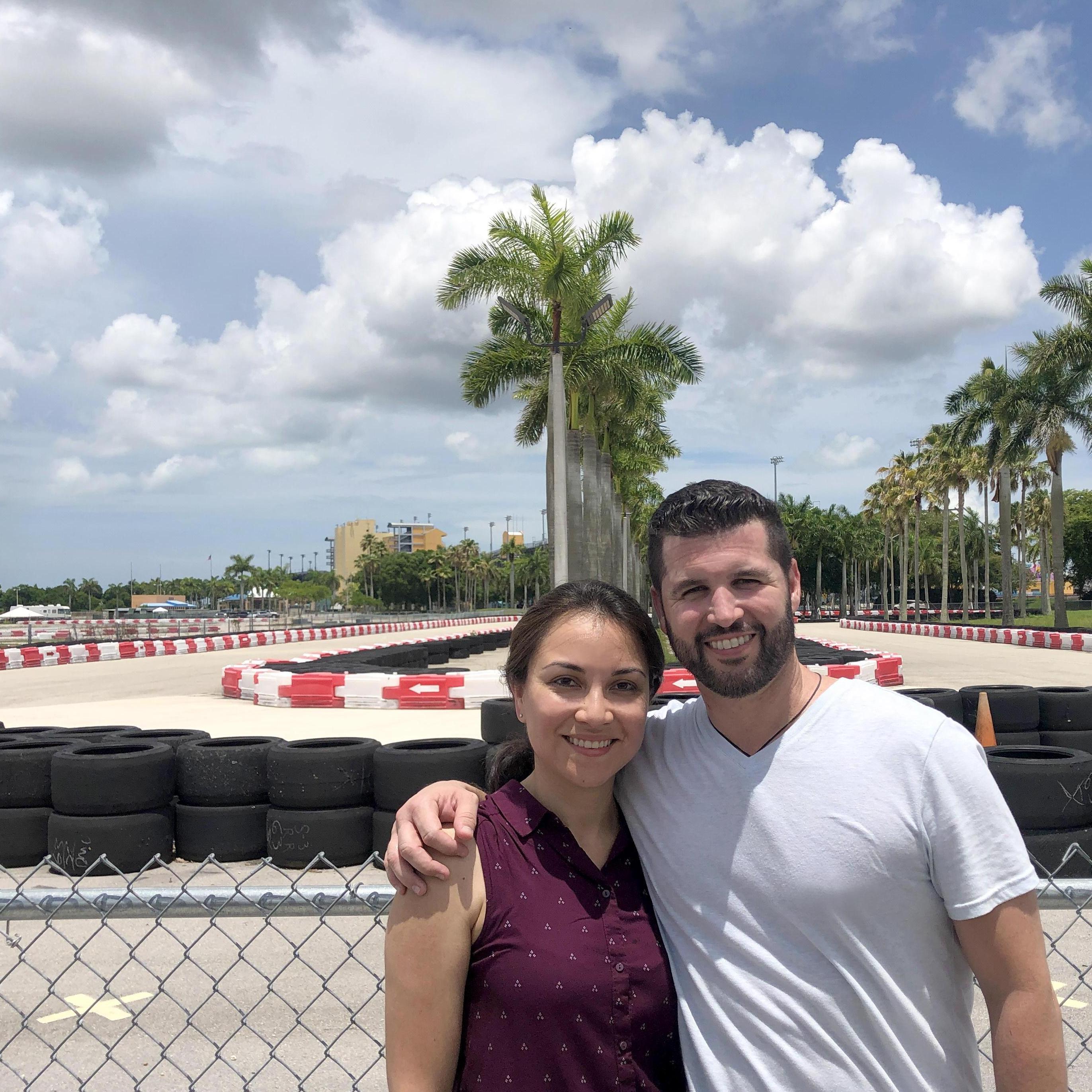 Go Karting for Karla's birthday (Yes, it was her idea)