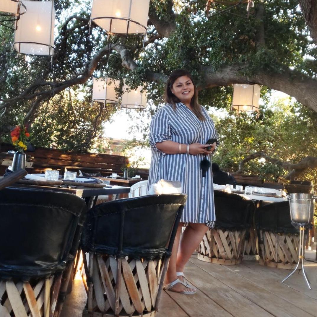Fine Dining in Mexico. Because she thought it would be such a great experience to dine under a light filled tree. Yes, we we're all hungry after :)