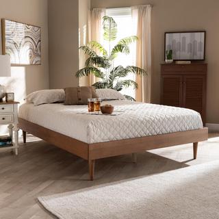 Rina Mid-Century Modern Bed Frame