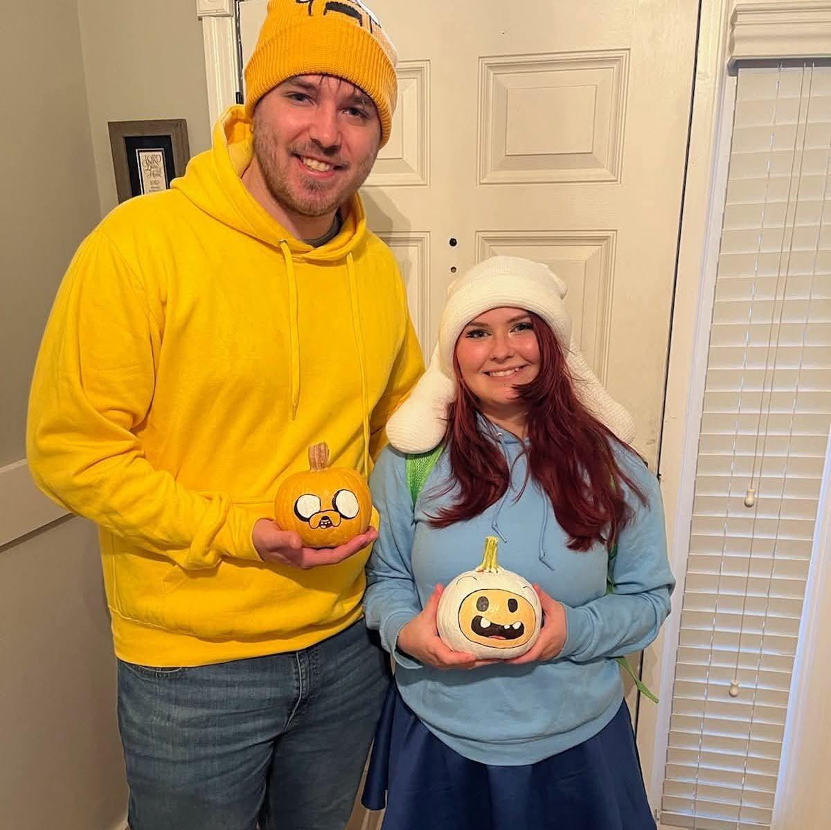 2nd Halloween together when we dressed up as Finn and Jake from Adventure Time