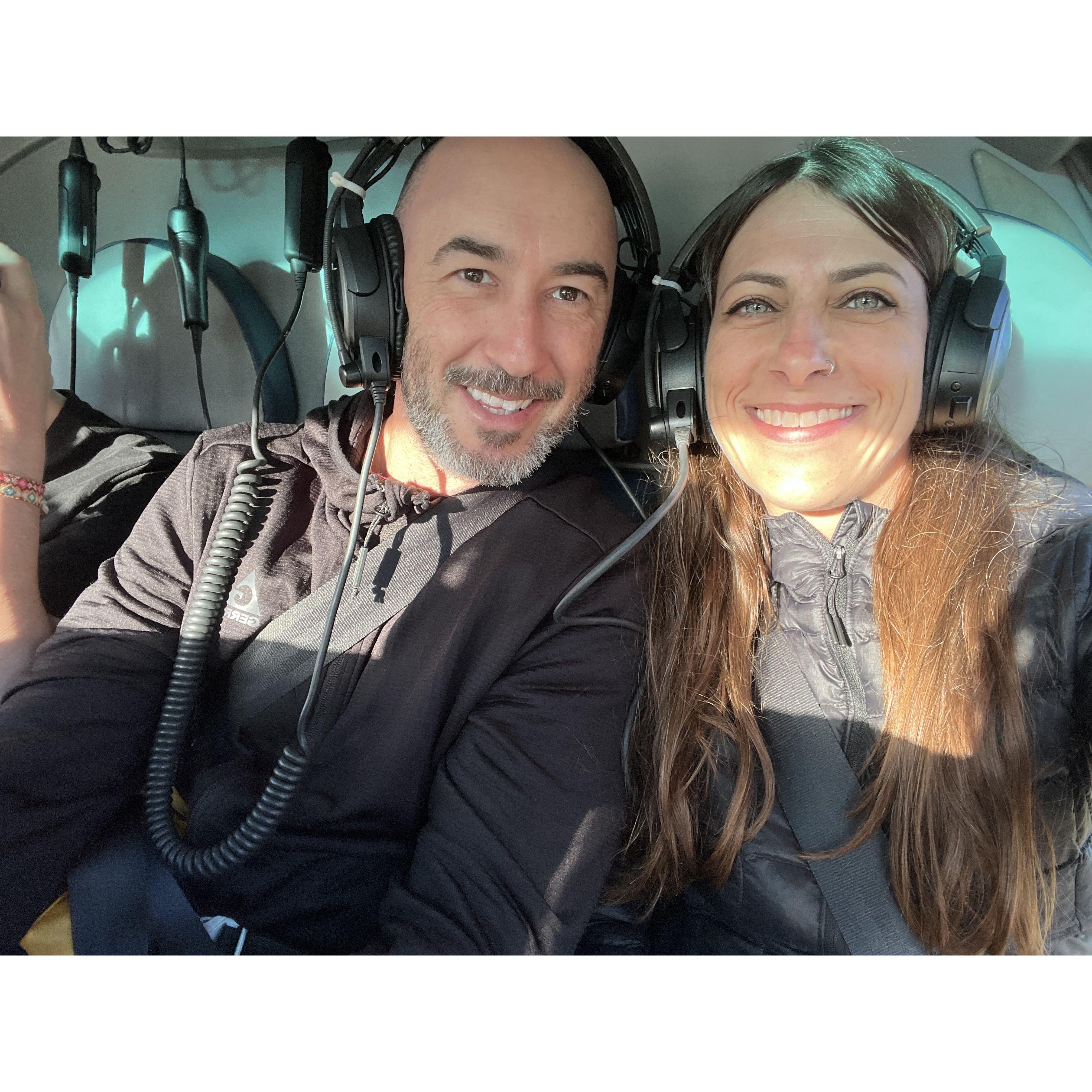 First helicopter ride!