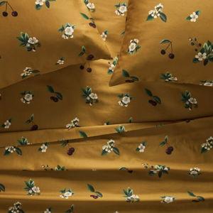 Maeve Organic Cotton Sateen Printed Sheet Set (Queen in Cedar)