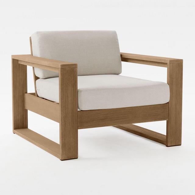 Portside Outdoor Lounge Chair, Driftwood