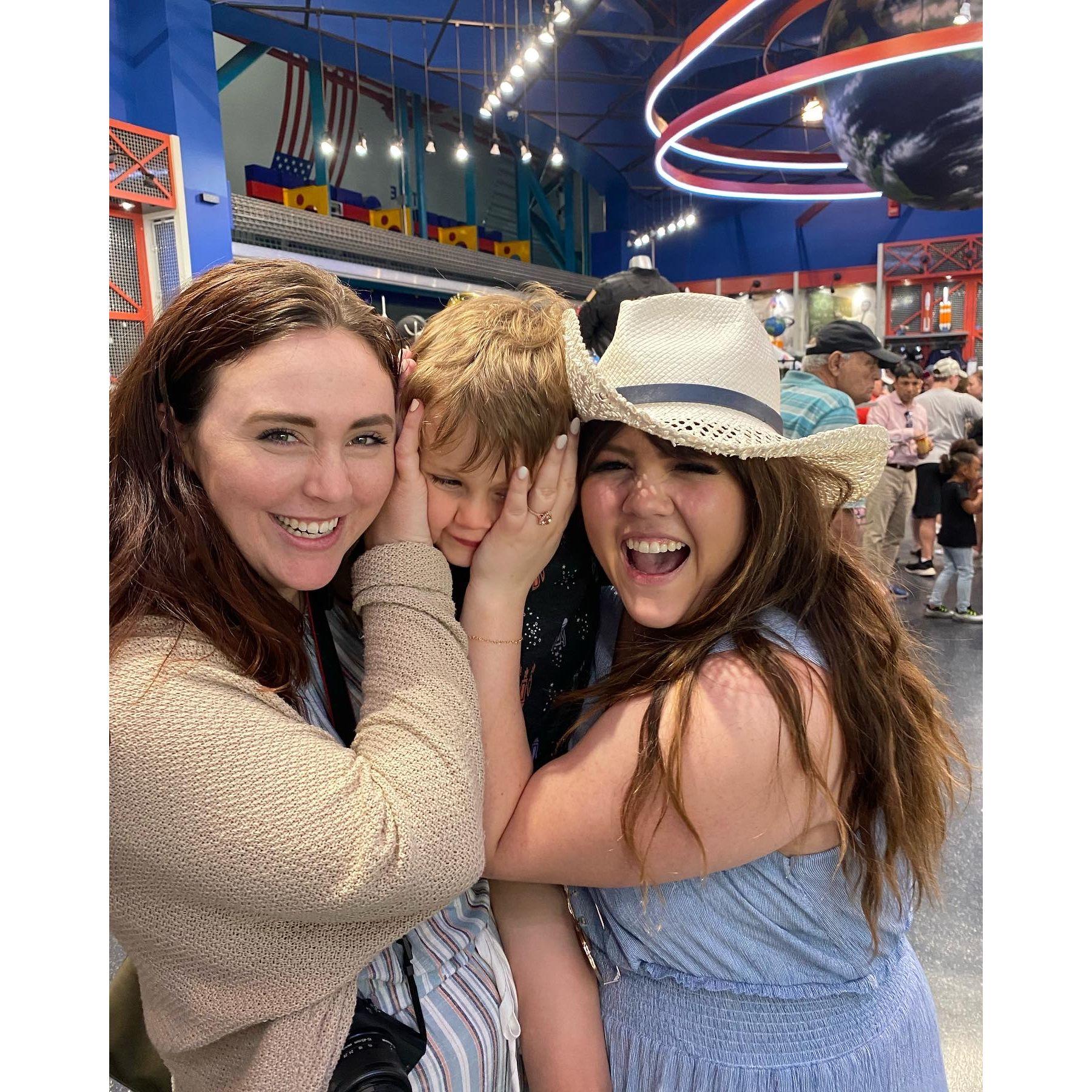 Kboo & Me lovingly smushing Rory after the proposal 🥰