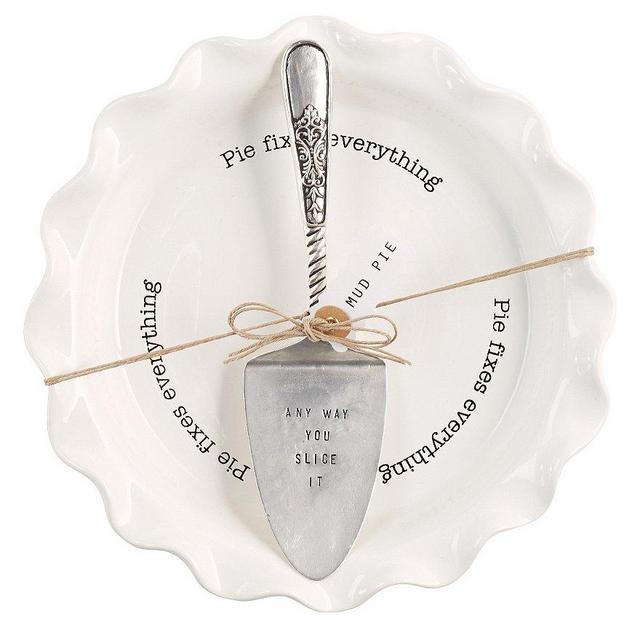 Mud Pie Circa Pie Plate & Server Set