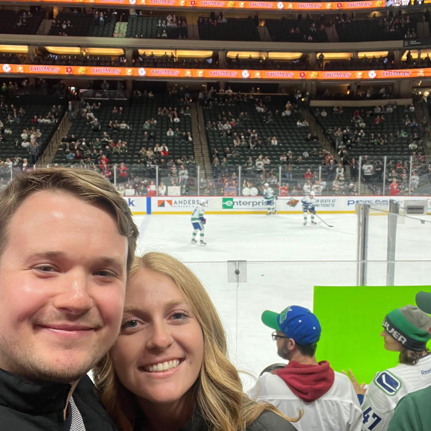 Flew to Minnesota for some hockey. April 2022