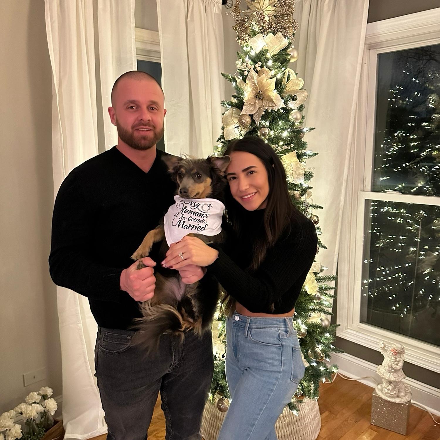 After Anthony proposed, he surprised Nikki with both of our families at a restaurant to celebrate. The amount of excitement, love and support from both of our families was so special and memorable.