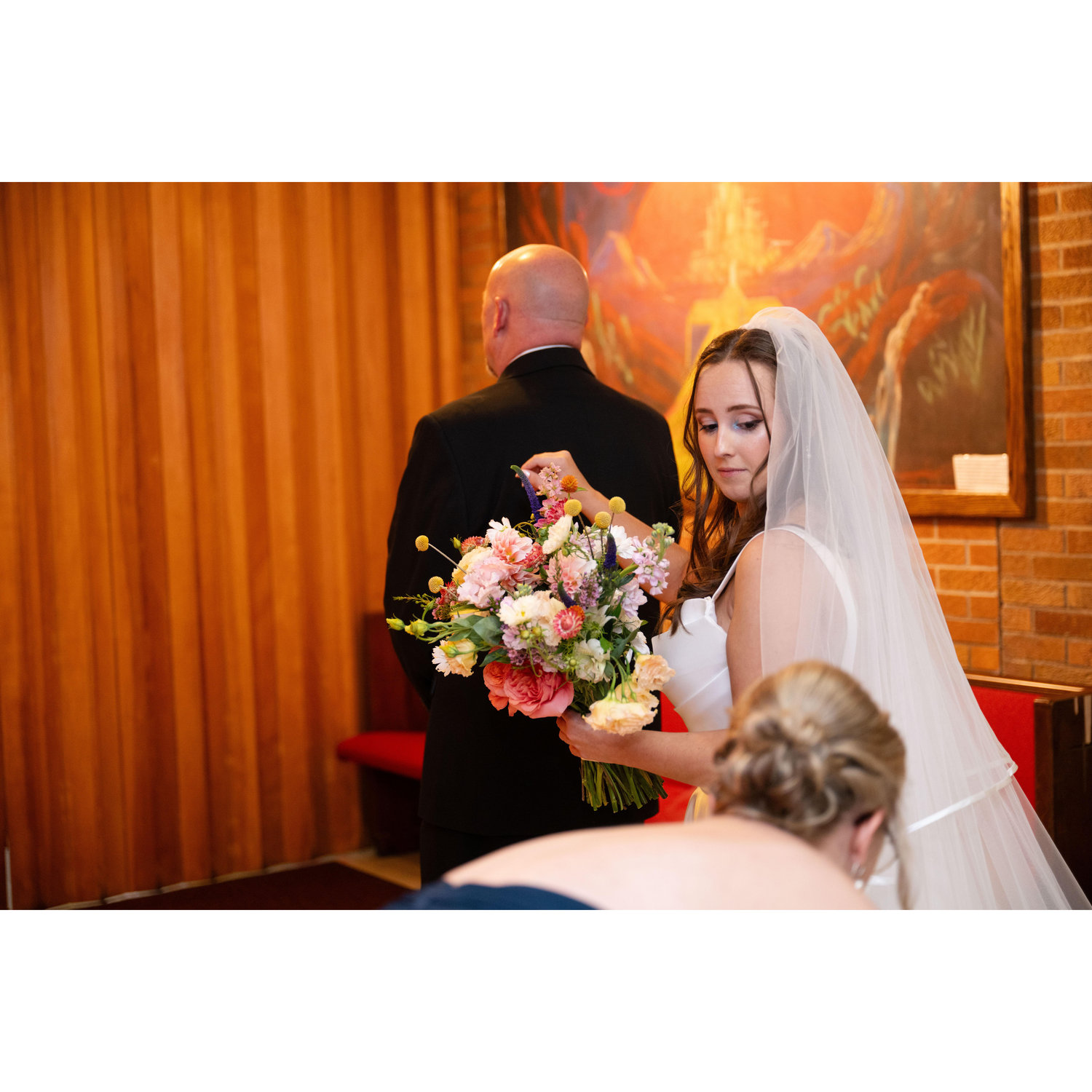 Almost Father of the Bride's First Look
