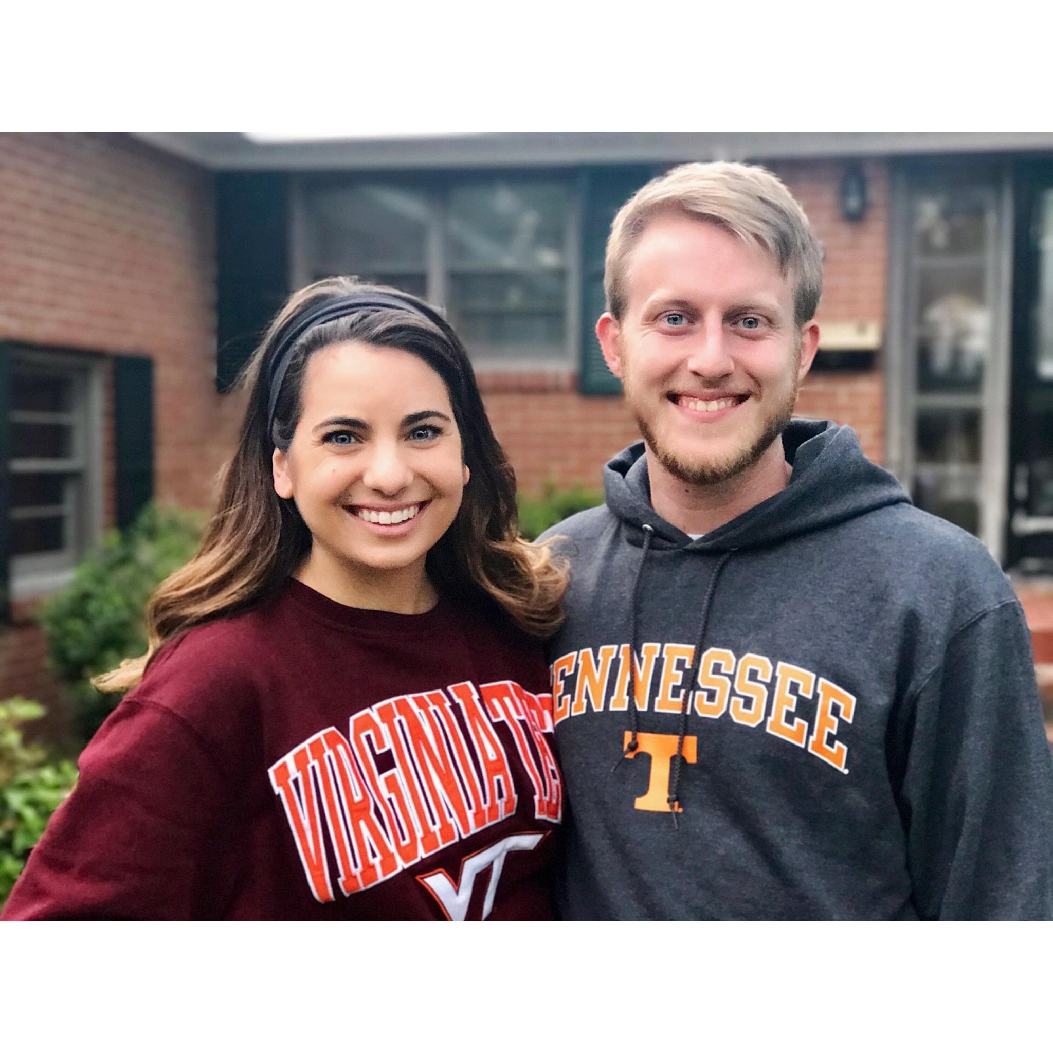 Deciding to do a long distance relationship was a big decision here we are celebrating each other's schools and accomplishments.