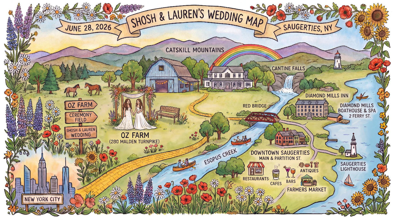 The Wedding Website of Lauren Kahn and Shosh Balk