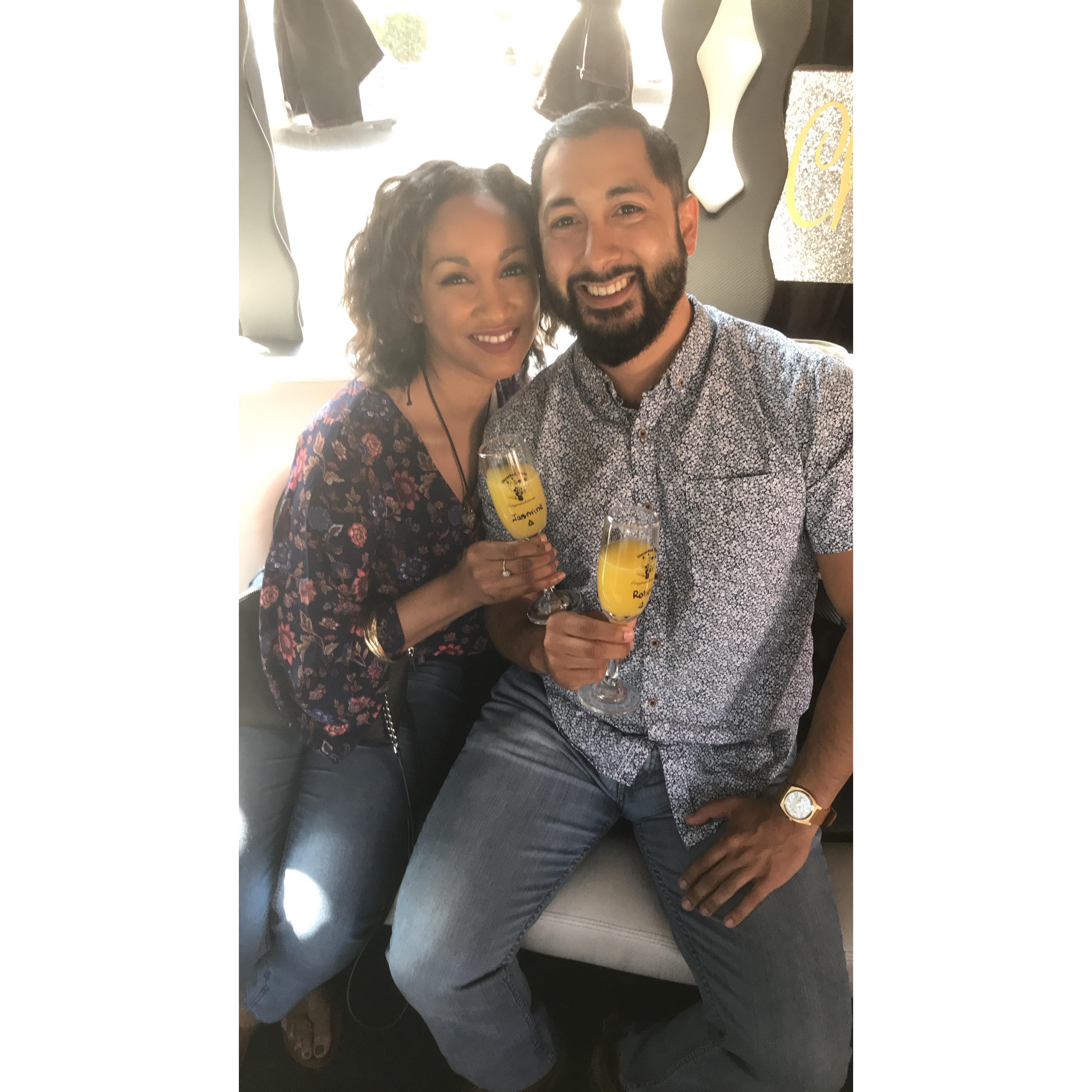 Winery tour fun.