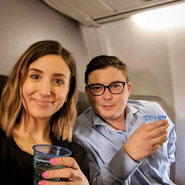 1st time in 1st class! En route to Maui 2018