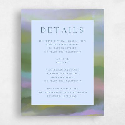 Pale Blue Wedding Enclosure - Highland