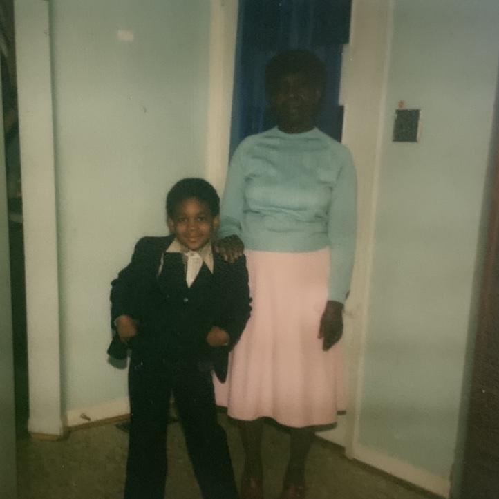 Sherman and his grandma