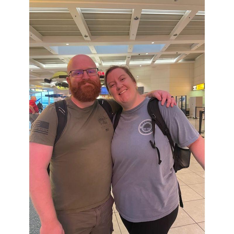 Our first trip together! We're off to New Hampshire to visit family