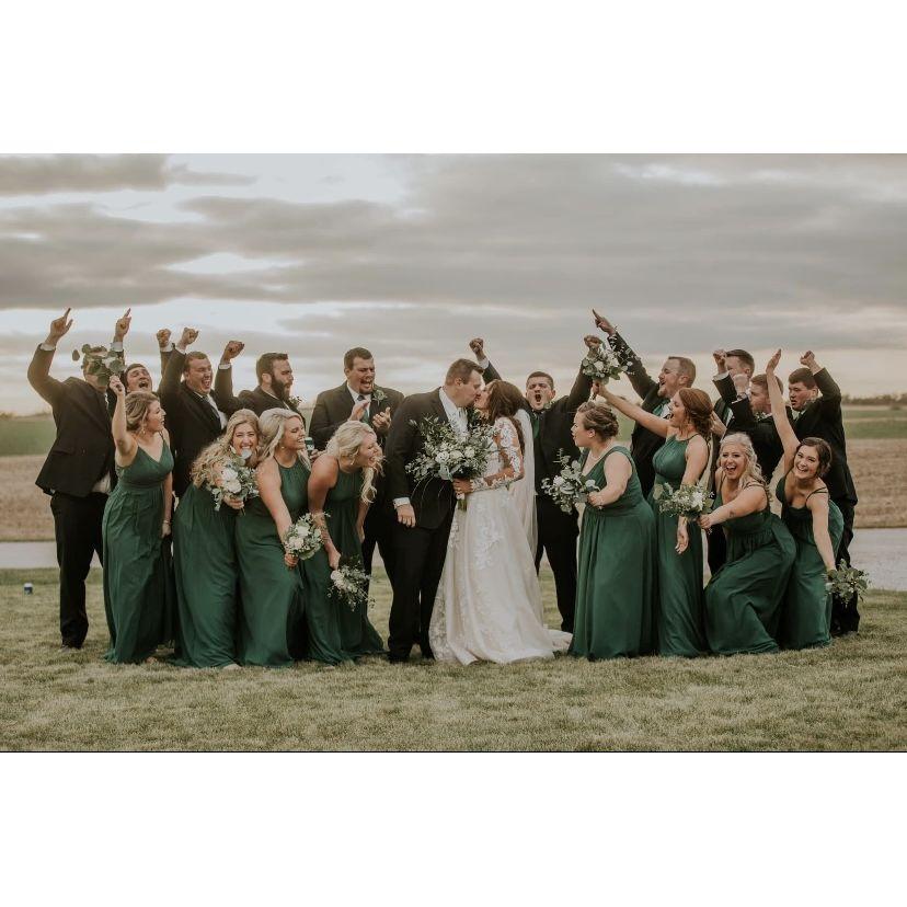 Oct. 2020 - Unknowingly, one of the very first photos we have together at the Triggs wedding!