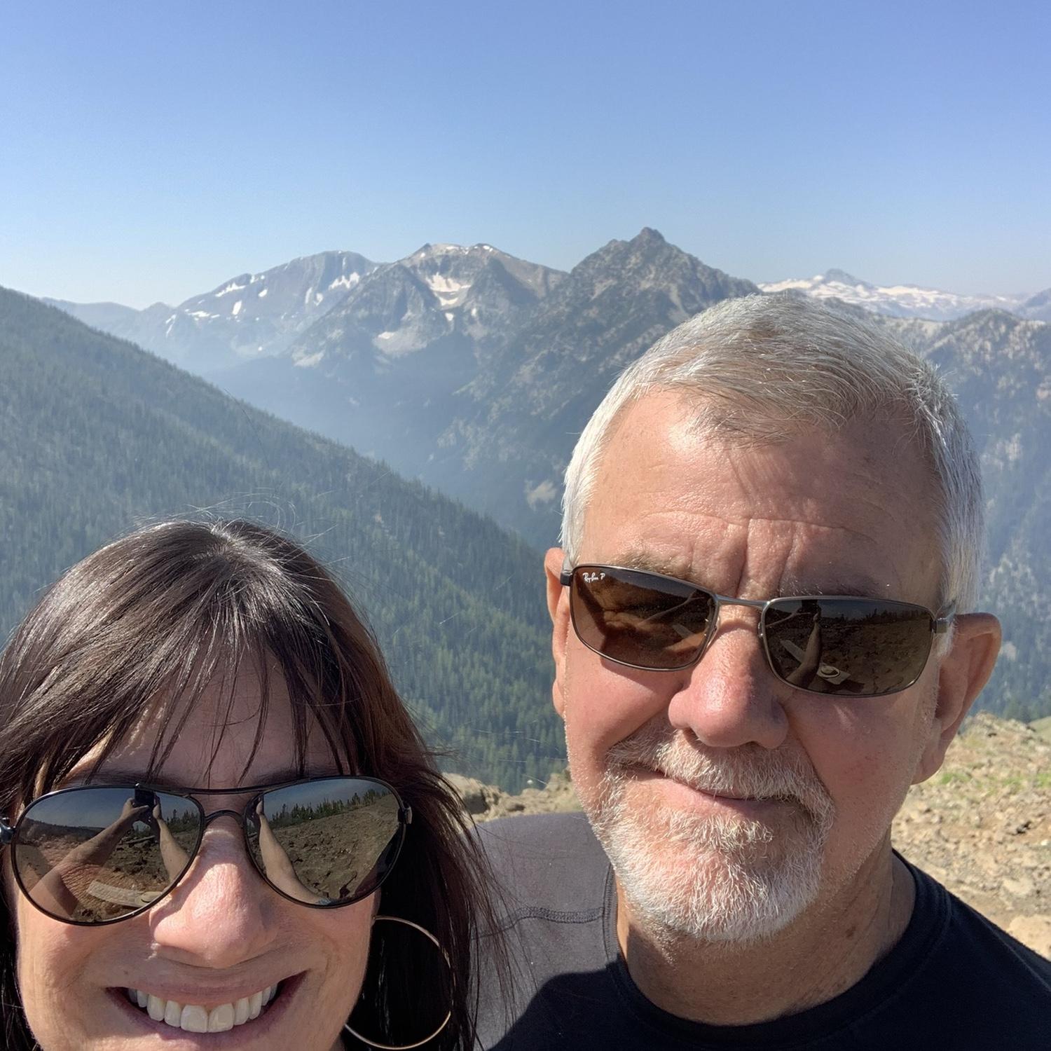 At the top of the Wallowa’s.