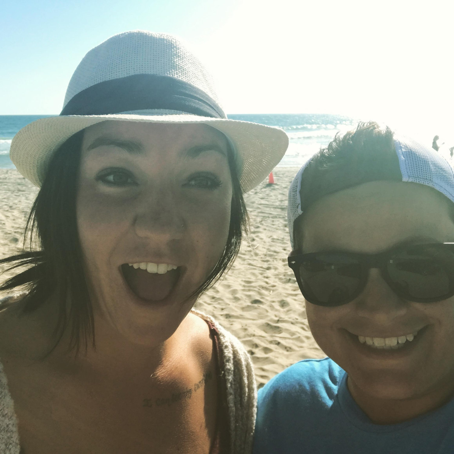 Our first vacation together in Encinitas, CA Summer 2017.